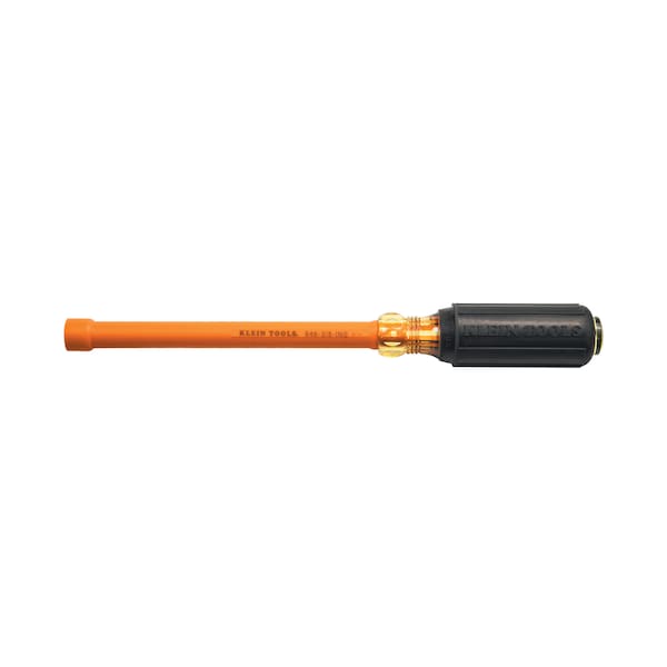 Klein Tools 3/8-Inch Insulated Nut Driver, 6-Inch Hollow Shaft - 646-3/8-INS