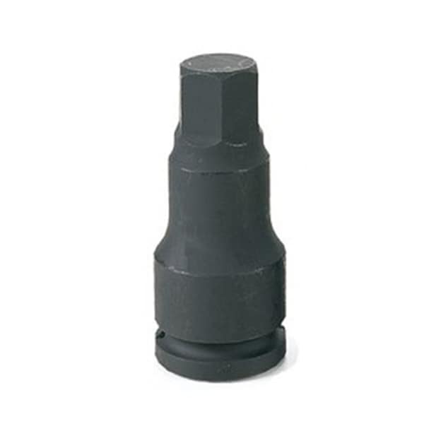 Grey Pneumatic SOC 12MM 3/4D IMP HEX MALE BLK - 3912M