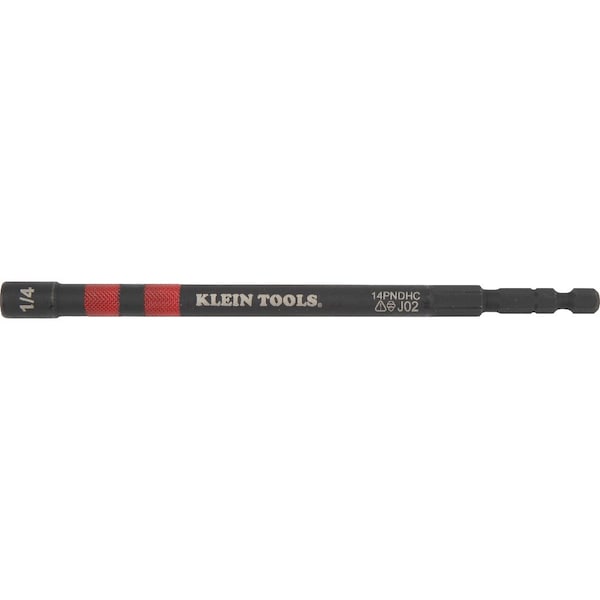 Klein Tools 1/4-Inch Hollow Magnetic Color-Coded Power Nut Driver - 14PNDHC