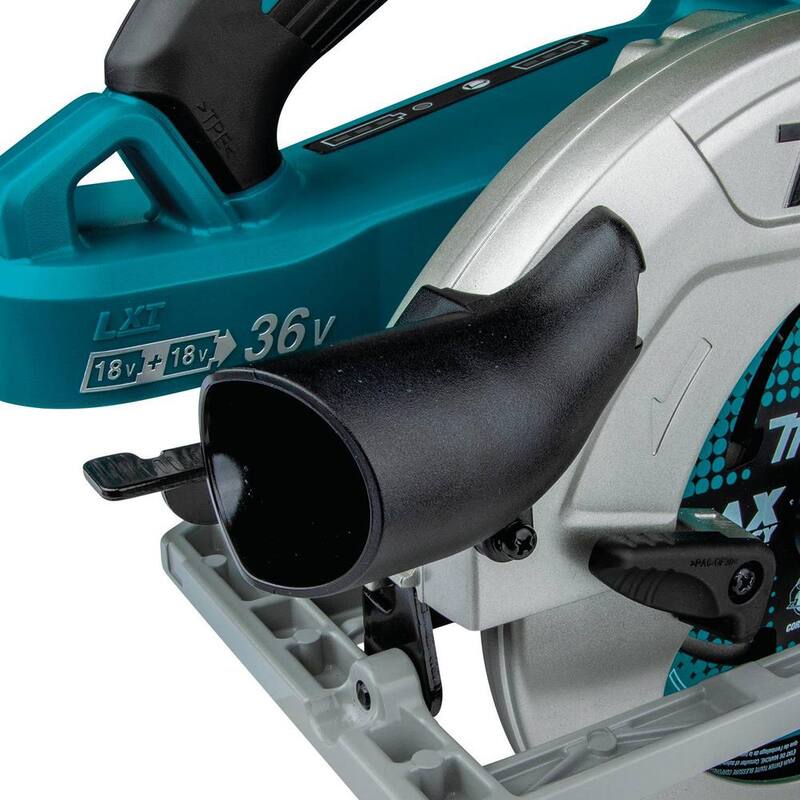 Sierra circular inalámbrica sin escobillas Makita 18V X2 LXT de ion de litio (36V) de 7-1/4 pulg. (Solo herramienta) - XSH06Z