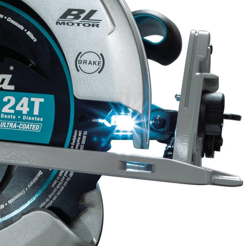 Sierra circular inalámbrica sin escobillas Makita 18V X2 LXT de ion de litio (36V) de 7-1/4 pulg. (Solo herramienta) - XSH06Z