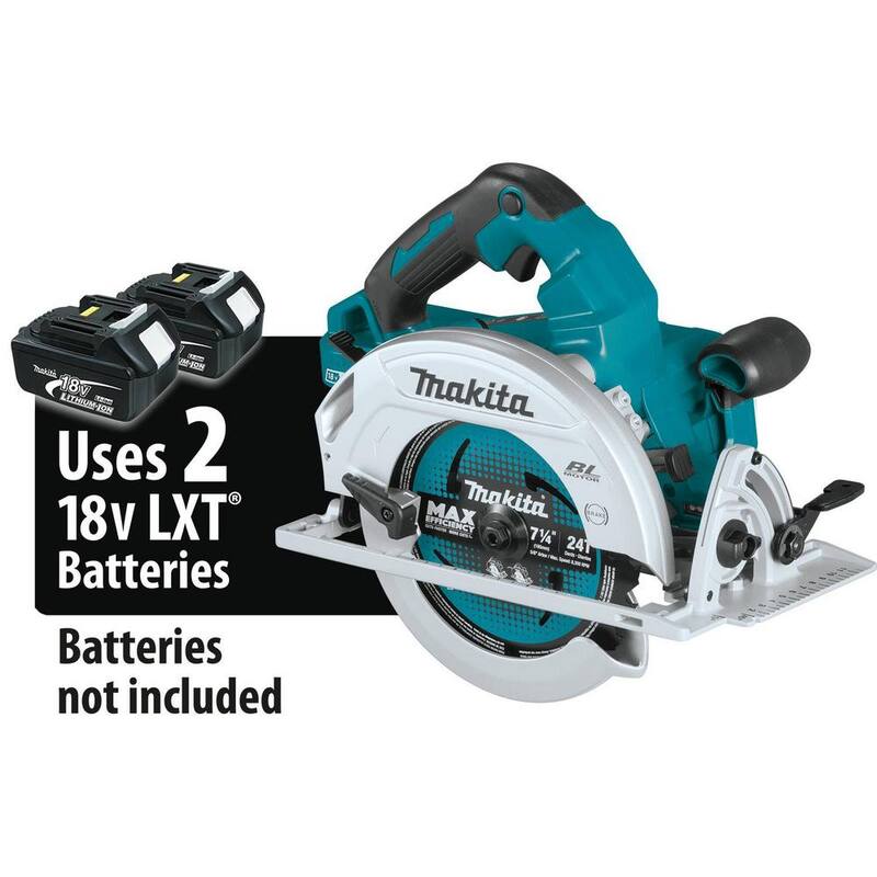 Sierra circular inalámbrica sin escobillas Makita 18V X2 LXT de ion de litio (36V) de 7-1/4 pulg. (Solo herramienta) - XSH06Z