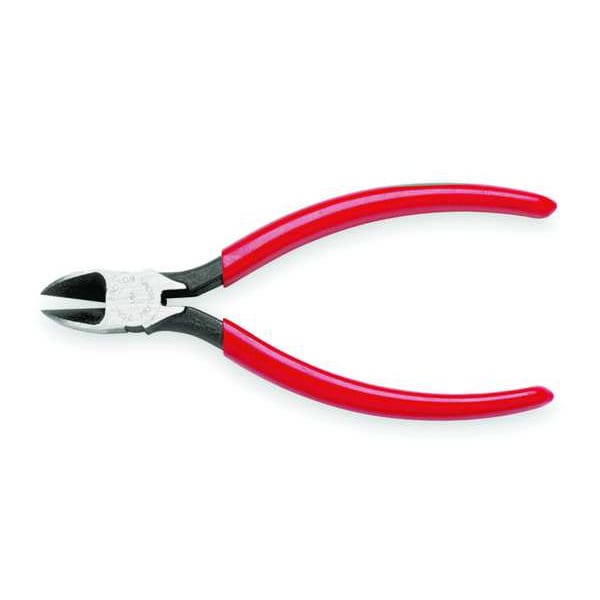 Proto 4 1/2 in Diagonal Cutting Plier Flush Cut Oval Nose Uninsulated - J204G