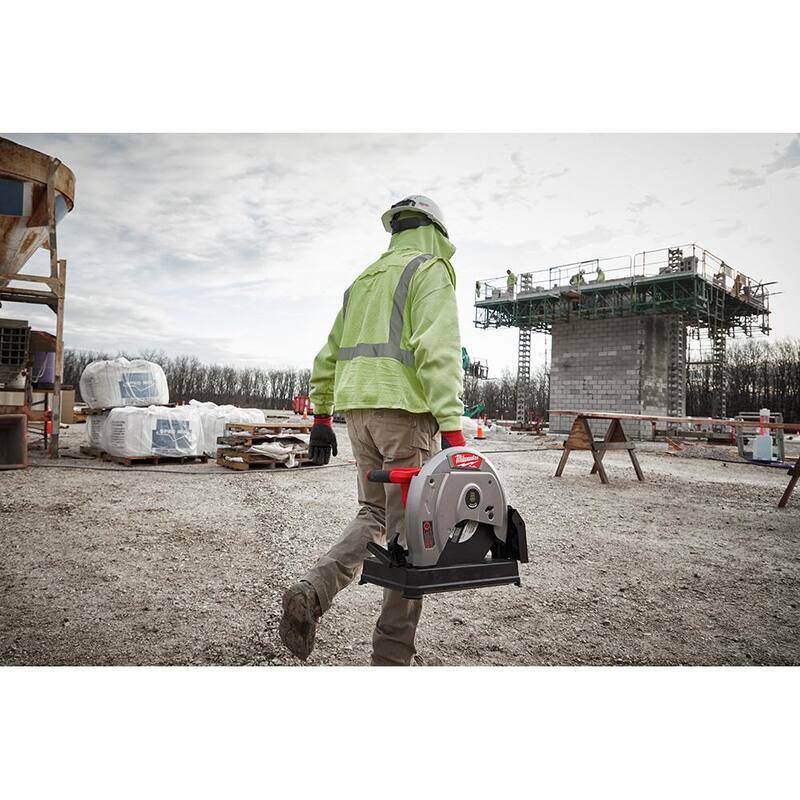 Sierra de corte abrasivo inalámbrica sin escobillas Milwaukee M18 FUEL de 18 voltios con batería de 12.0Ah - 2990-21HD.