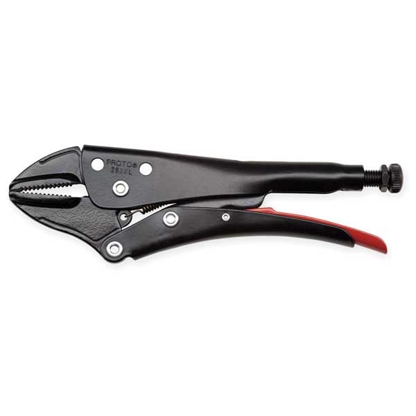 Proto 7 15/32 in Screw Bolt w/ Locking Nut Plain Grip Locking Plier - J291XL