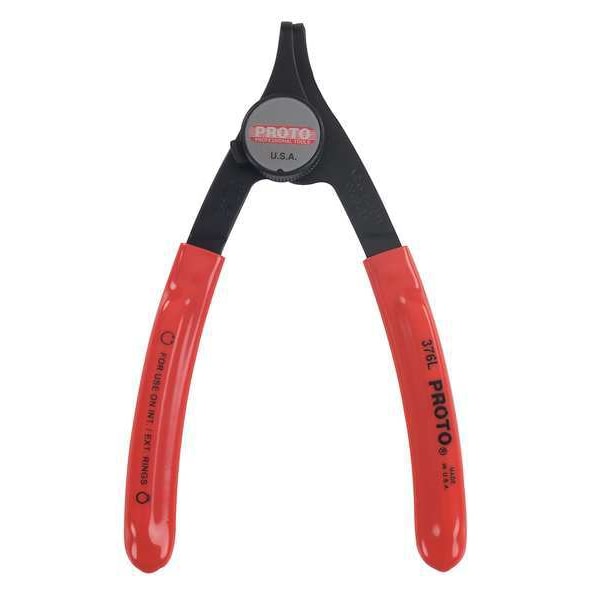 Proto Retaining Ring Pliers, 0.090In Tip, 90 Deg - J379