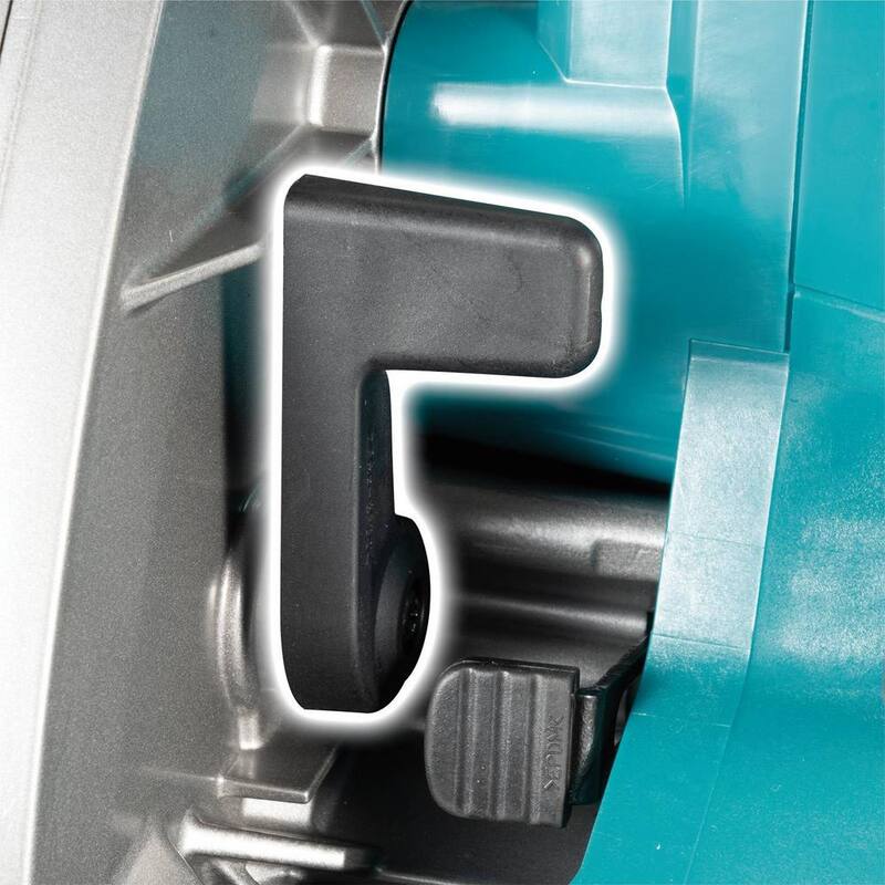 Sierra circular inalámbrica sin escobillas Makita 40V máx XGT de 10-1/4 pulgadas con base compatible con riel de guía, compatible con AWS (herramienta solamente) - GSH04Z