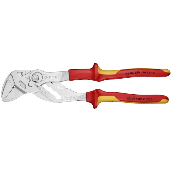 Knipex Pliers Wrenches, 10" Pliers Wrench-1000V - 86 06 250 US
