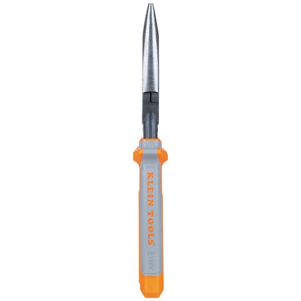 Klein Tools Pliers, Long Nose Side-Cutters, Insulated, 8-Inch - 2038RINS