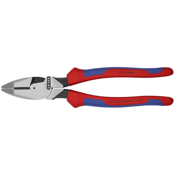 Knipex 9-1/2'' High Leverage Lineman's New England Head-Comfort Grip - 09 02 240