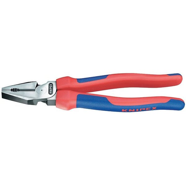 Knipex 8 in Linemans Plier High Leverage, Steel - 02 02 200