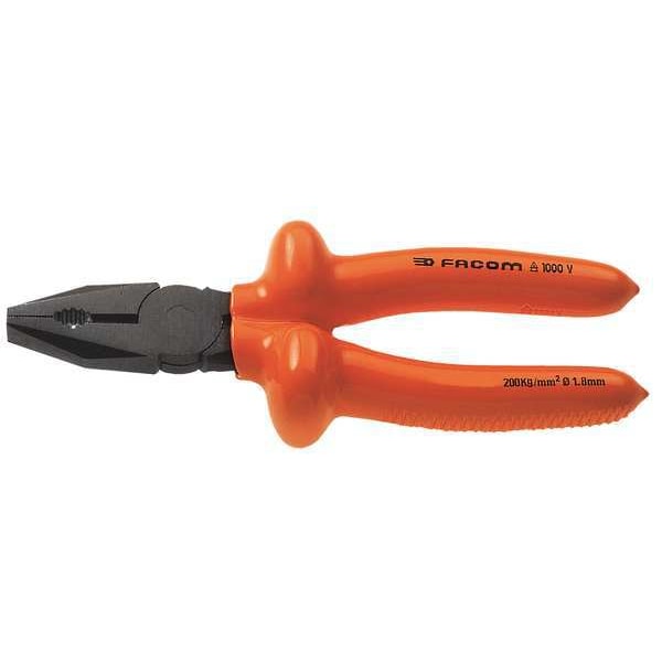 Facom 6 1/2 in Linemans Plier, Steel - FA-187.16AVSE