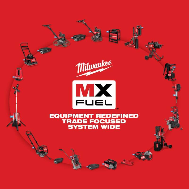 Sierra de corte inalámbrica Milwaukee MX FUEL de 14 pulgadas con freno RAPIDSTOP y disco de diamante de 14 pulgadas (paquete de 2) - MXF315-0-49-93-7540-49-93-7540.