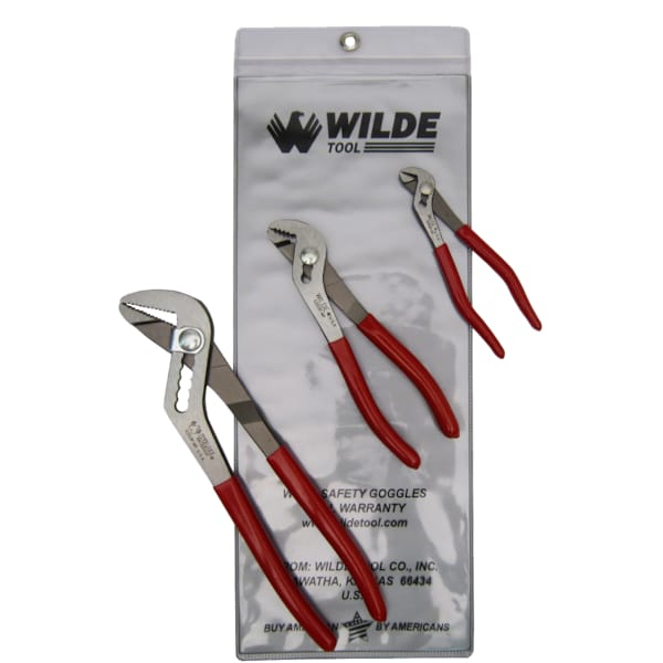Wilde 3-PIECE PLIERS SET-G250, G251 & G253-VINYL POUCH - G256PSP.NP/VP
