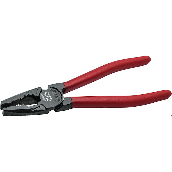 Nws Combination High Leverage Plier 7 in. with 62 Finish Black Dipped Handle - 109-62-180