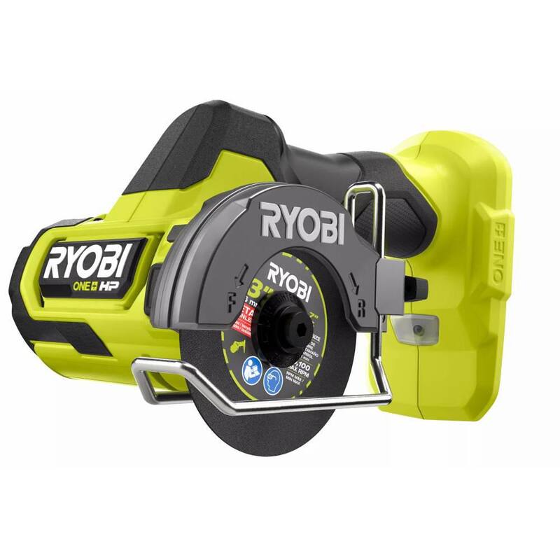 RYOBI ONE+ HP 18V Kit de Combo Inalámbrico Compacto sin Escobillas de 2 Herramientas con Sierra Recíproca de una Mano y Herramienta de Corte (Solo Herramientas) - PSBRS01B-PSBCS02B