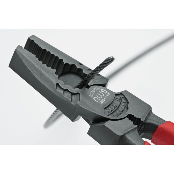 Nws Combination High Leverage Plier 9* with 62 Finish Black Dipped Handle - 1092-62-225