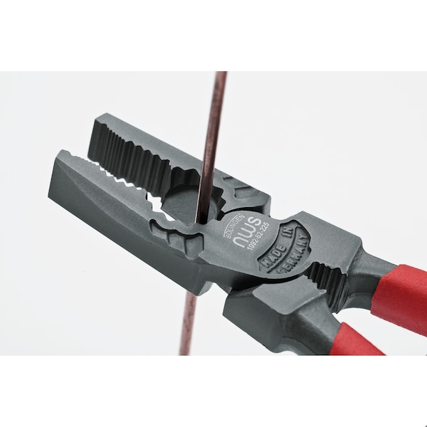Nws Combination High Leverage Plier 9* with 62 Finish Black Dipped Handle - 1092-62-225