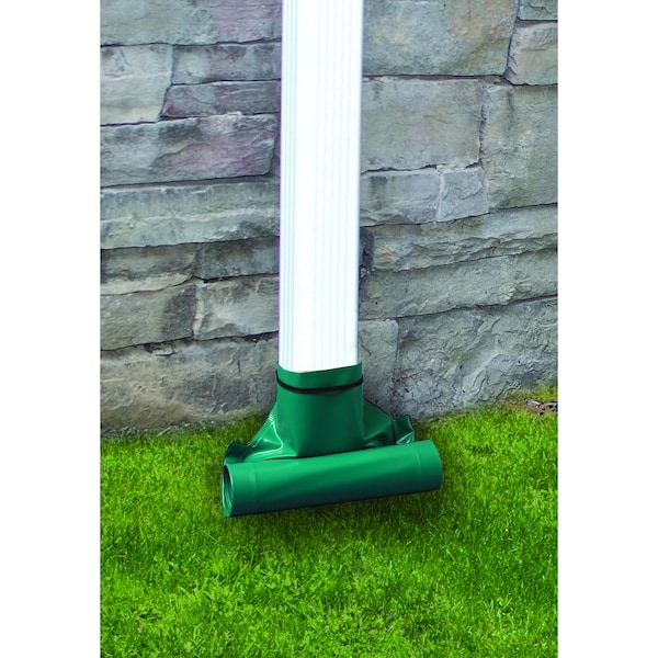 Frost King 0.1 in. H X 7.2 in. W X 144 in. L Green Plastic A Automatic Drain Away - DE300