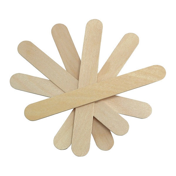 Medline Tongue Blades, 6"L, Wood, PK500 - MDS202065