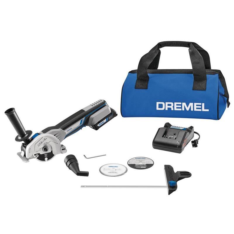 Dremel 20V Max Ultra-Saw Kit de sierra compacta inalámbrica (1 batería/cargador) - US20V-01