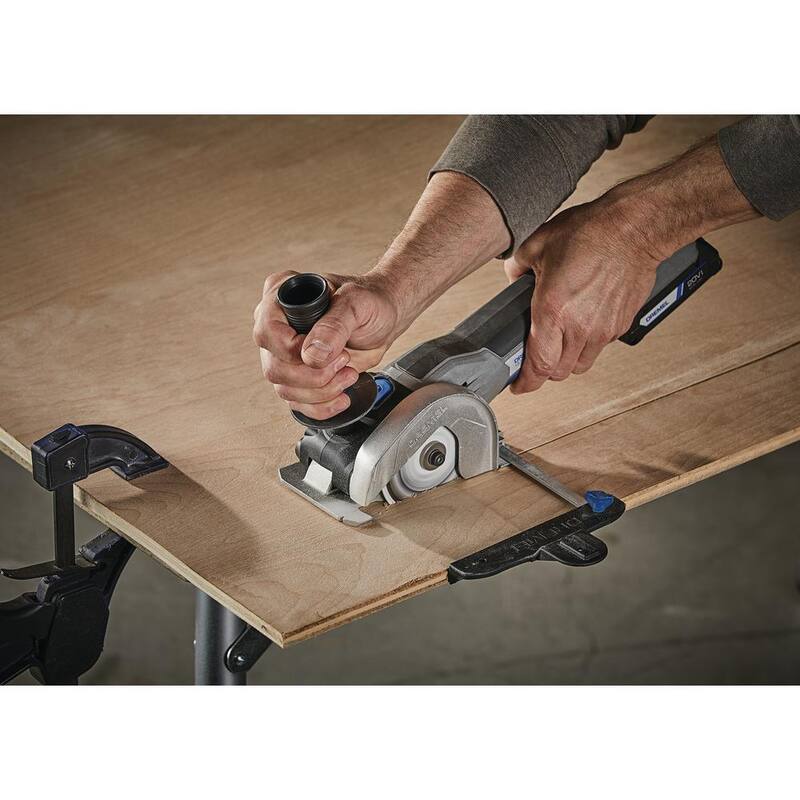 Dremel 20V Max Ultra-Saw Kit de sierra compacta inalámbrica (1 batería/cargador) - US20V-01