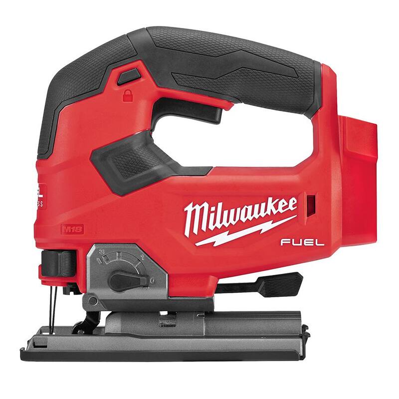 Sierra de calar inalámbrica Milwaukee M18 FUEL de 18V de iones de litio sin escobillas con clavadora de clavos de calibre 18 (paquete de 2 herramientas) - 2737-20-2746-20