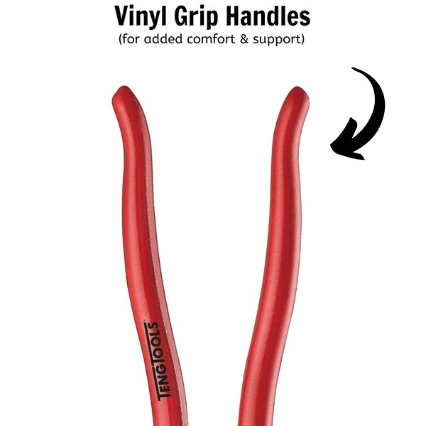 Teng Tools BC408 - 8" Heavy Duty Mini Bolt Cutters w/Vinyl Coated Handles - BC408