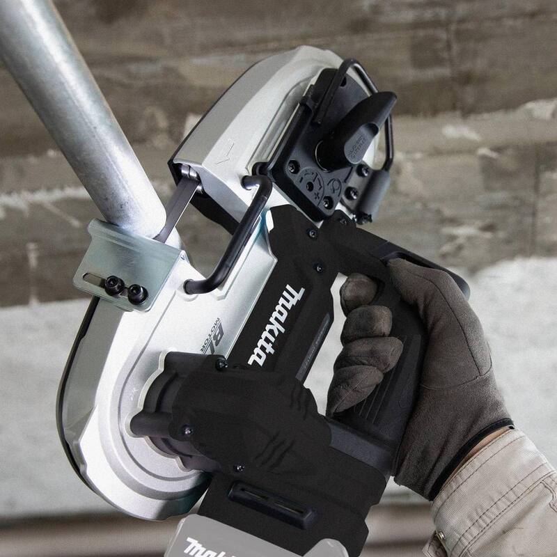 Sierra de cinta inalámbrica sin escobillas de iones de litio subcompacta Makita 18V LXT (solo herramienta) - XBP05ZB