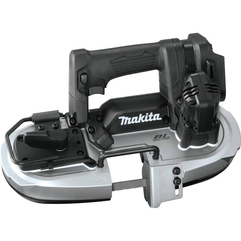 Sierra de cinta inalámbrica sin escobillas de iones de litio subcompacta Makita 18V LXT (solo herramienta) - XBP05ZB