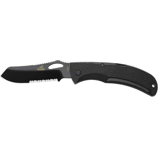 Gerber Fold Knife, Serrated, Sheep Foot, 3-1/2 in - 22-01648G