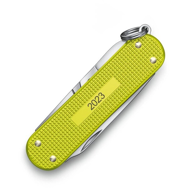 Swiss Army Brands 2023N Victorinox Classic  Alox Electric Yellow Limited Edition 58Mm - VIC-0.6221.L23