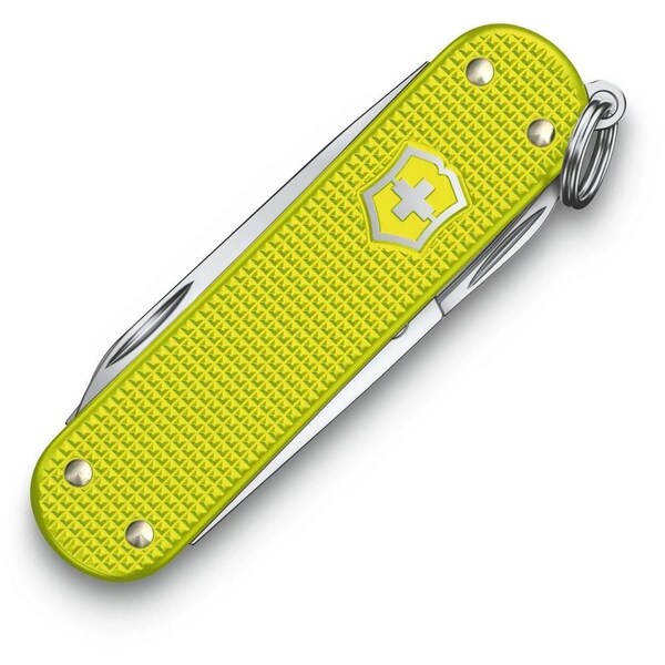Swiss Army Brands 2023N Victorinox Classic  Alox Electric Yellow Limited Edition 58Mm - VIC-0.6221.L23