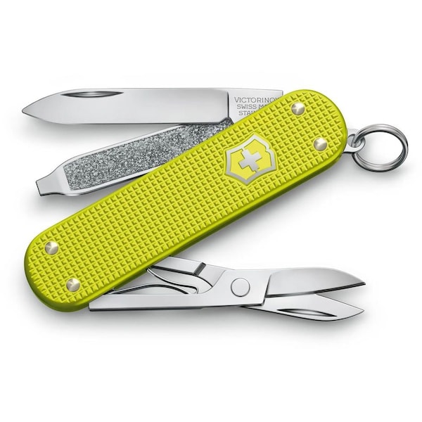 Swiss Army Brands 2023N Victorinox Classic  Alox Electric Yellow Limited Edition 58Mm - VIC-0.6221.L23