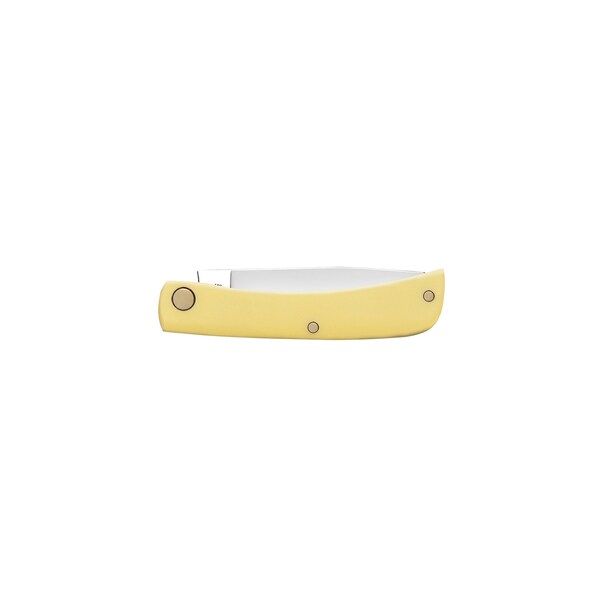 Case Cutlery Knife, Yellow Ss Sod Buster Jr. - 80032