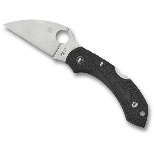 Spyderco 2024 Spyderco Dragonfly 2 Lightweight Black Wharncliffe Plain - SPY-C28FPWCBK2