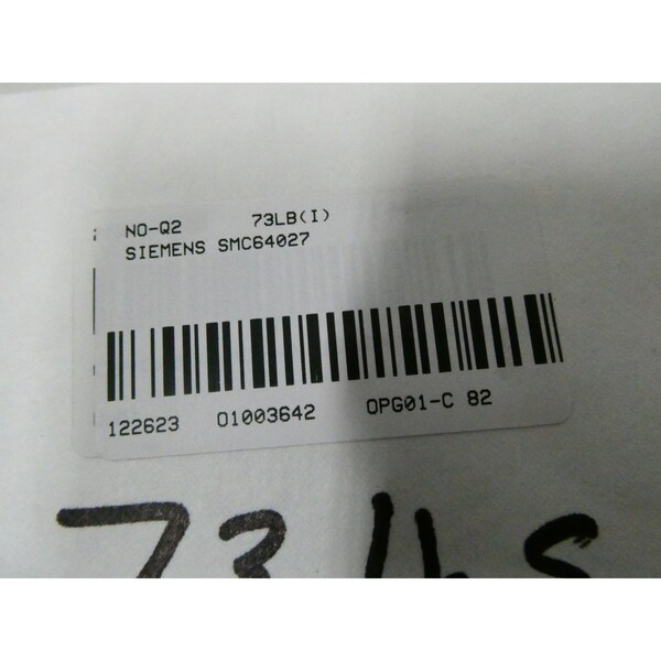 Siemens VALVE PISTON GENERATOR PARTS AND ACCESSORY - SMC64027