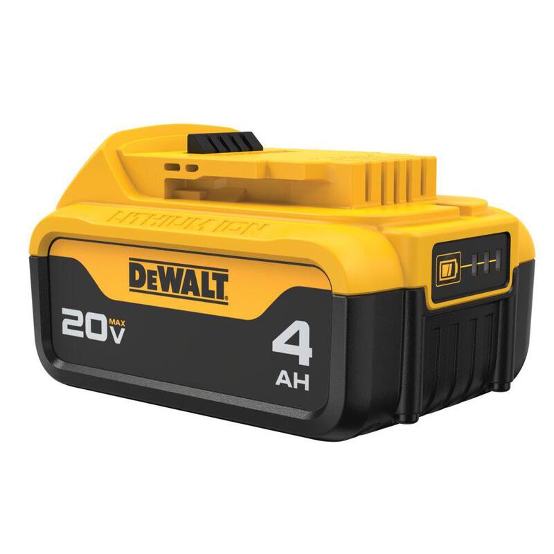 Sierra circular inalámbrica sin escobillas DEWALT 20V MAX de 7-1/4 pulgadas y (1) batería de litio de 20V MAX Premium de 4.0Ah - DCS570BW204