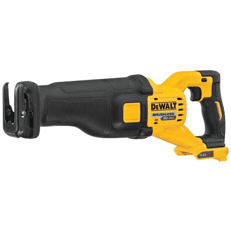 DEWALT FLEXVOLT 60V MAX Sierra Circular Inalámbrica sin Escobillas de 7-1/4 in., Sierra Sable 60V y (2) Baterías de 6.0Ah - DCS578BW3896062