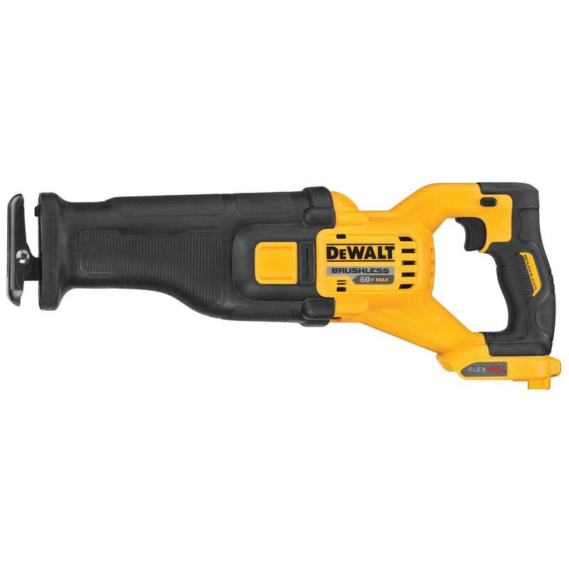 DEWALT FLEXVOLT 60V MAX Sierra Circular Inalámbrica sin Escobillas de 7-1/4 in., Sierra Sable 60V y (2) Baterías de 6.0Ah - DCS578BW3896062