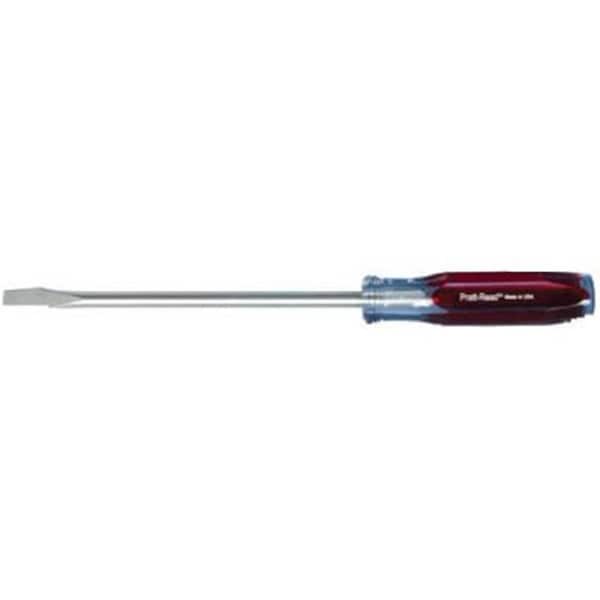 Gourmetgalley 0.375 x 8 in. Round Slotted Keystone Screwdriver - GO3240994