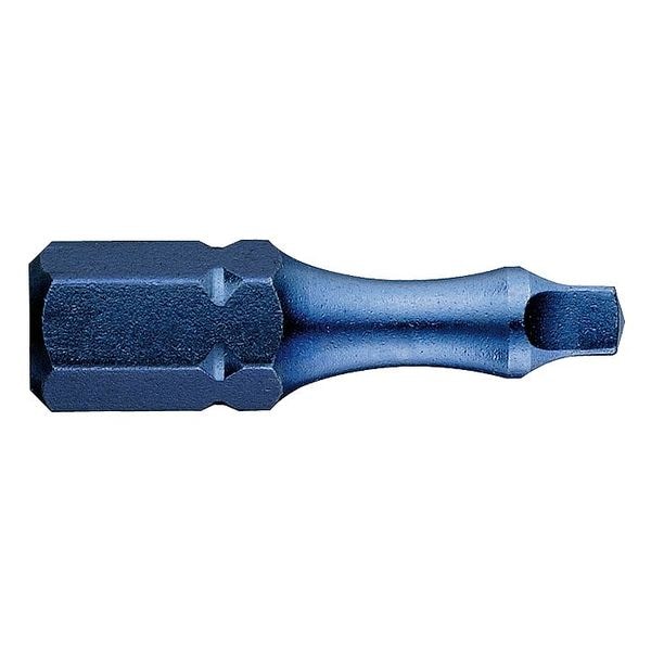 Westward Torsion Bit, 1/4", Square Recess, #3, 1", PK5 - 40L584