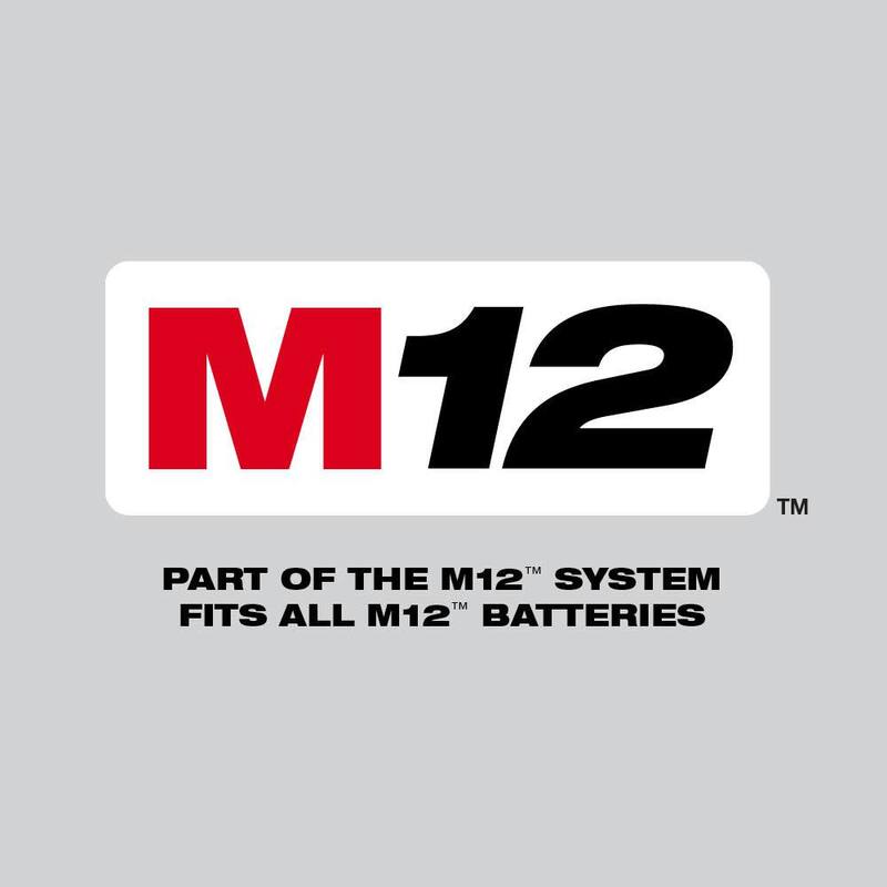 Sierra de cinta compacta inalámbrica Milwaukee M12 FUEL de 12 voltios con batería de iones de litio XC de alta capacidad de 5.0 Ah - 2529-21XC-48-11-2450