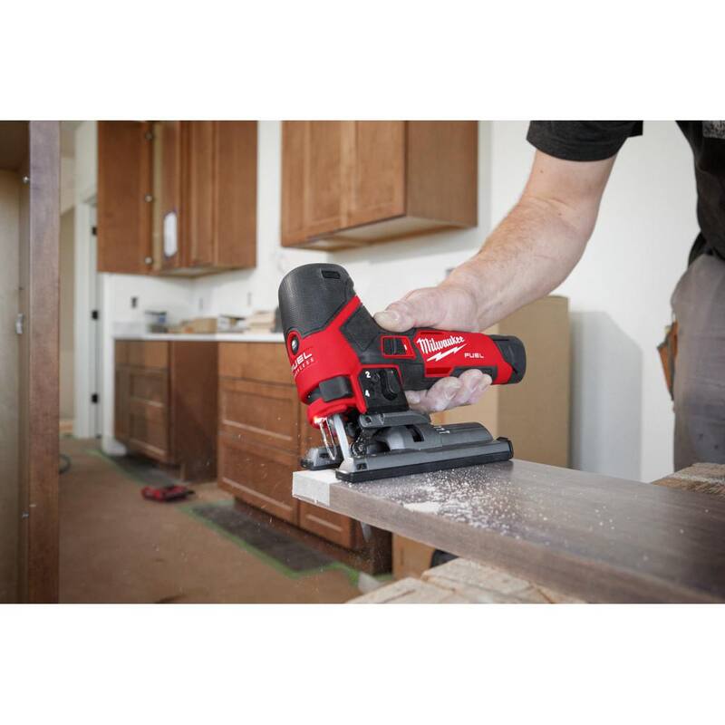 Sierra de calar inalámbrica de 12 voltios Milwaukee M12 Fuel de iones de litio con herramienta rotativa M12 - 2545-20-2460-20