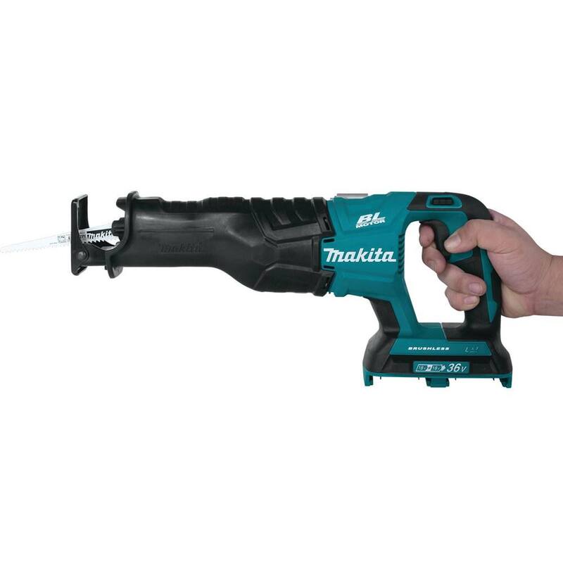 Sierra reciproca inalámbrica sin escobillas Makita 18V X2 (36V) LXT de iones de litio (solo herramienta) - XRJ06Z