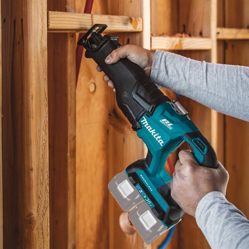 Sierra reciproca inalámbrica sin escobillas Makita 18V X2 (36V) LXT de iones de litio (solo herramienta) - XRJ06Z