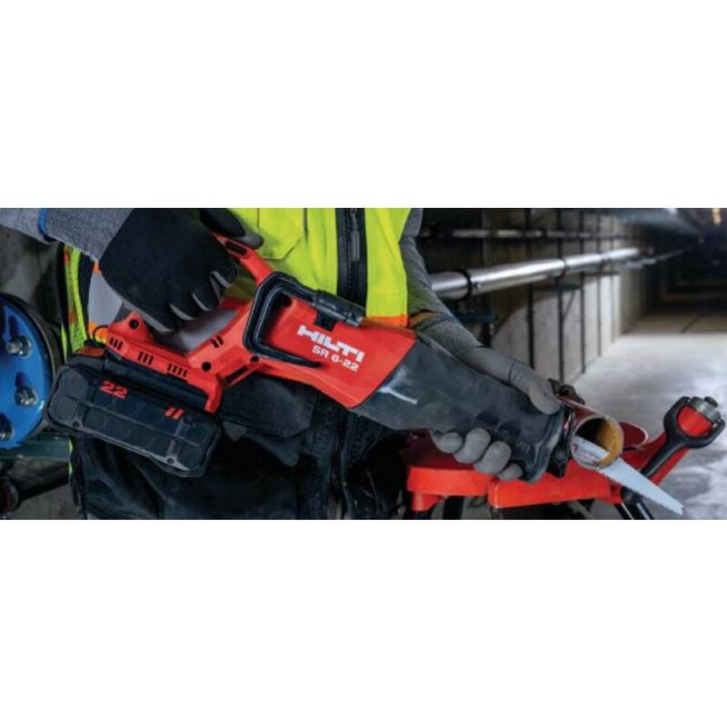 Sierra alternativa inalámbrica Hilti 22-Volt NURON SR 6 AVR de ion de litio sin escobillas (solo la herramienta) - 2240583