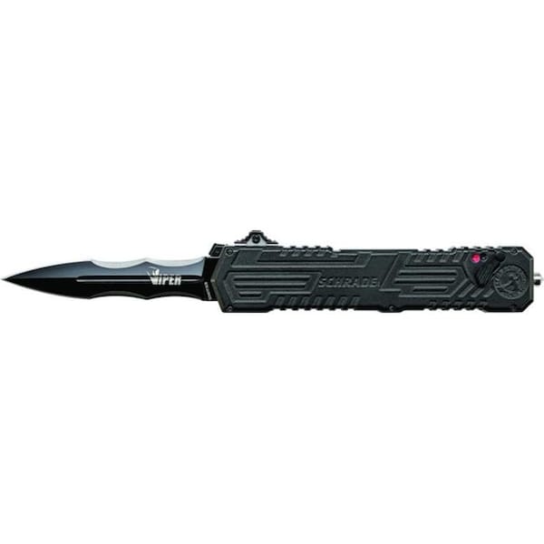 Taylor Brands Taylor Brands SCHOTF3CB Front Assisted Opening Knife; Spear Point Blade Aluminum Handle - SCHOTF3CB