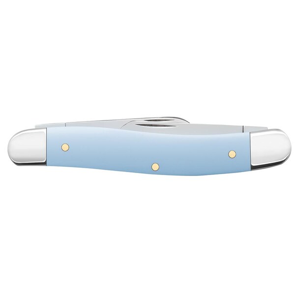 Case Cutlery 2023 Case Ichthus Ice Blue Synthetic Medium Stockman 4318 Ss - CAS-23381
