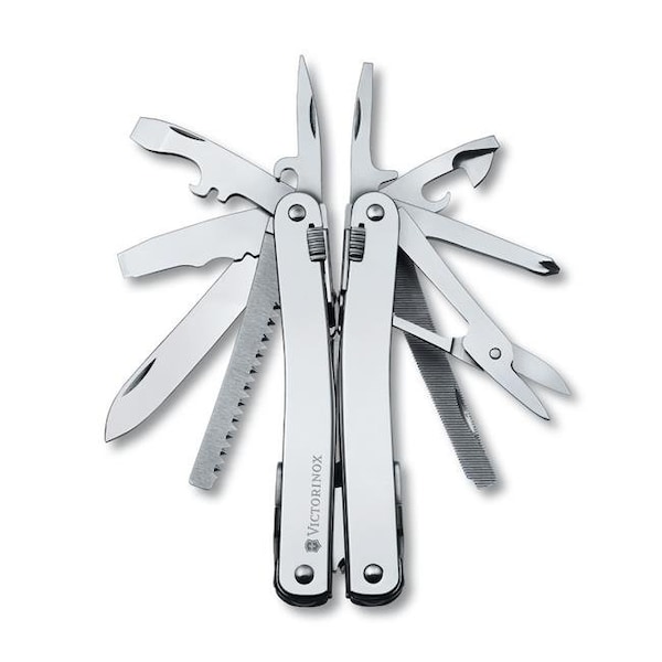 Swiss Arms Swiss Army Brands VIC-53814 2019 105 mm Victorinox Swisstool Spirit X Leather Pouch - VIC-53814